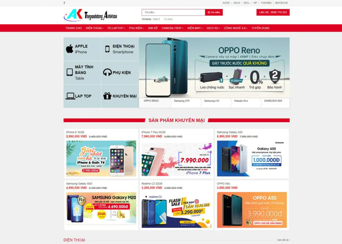Thiết kế website bán điện thoại phải đảm bảo giao diện trực quan, dễ sử dụng